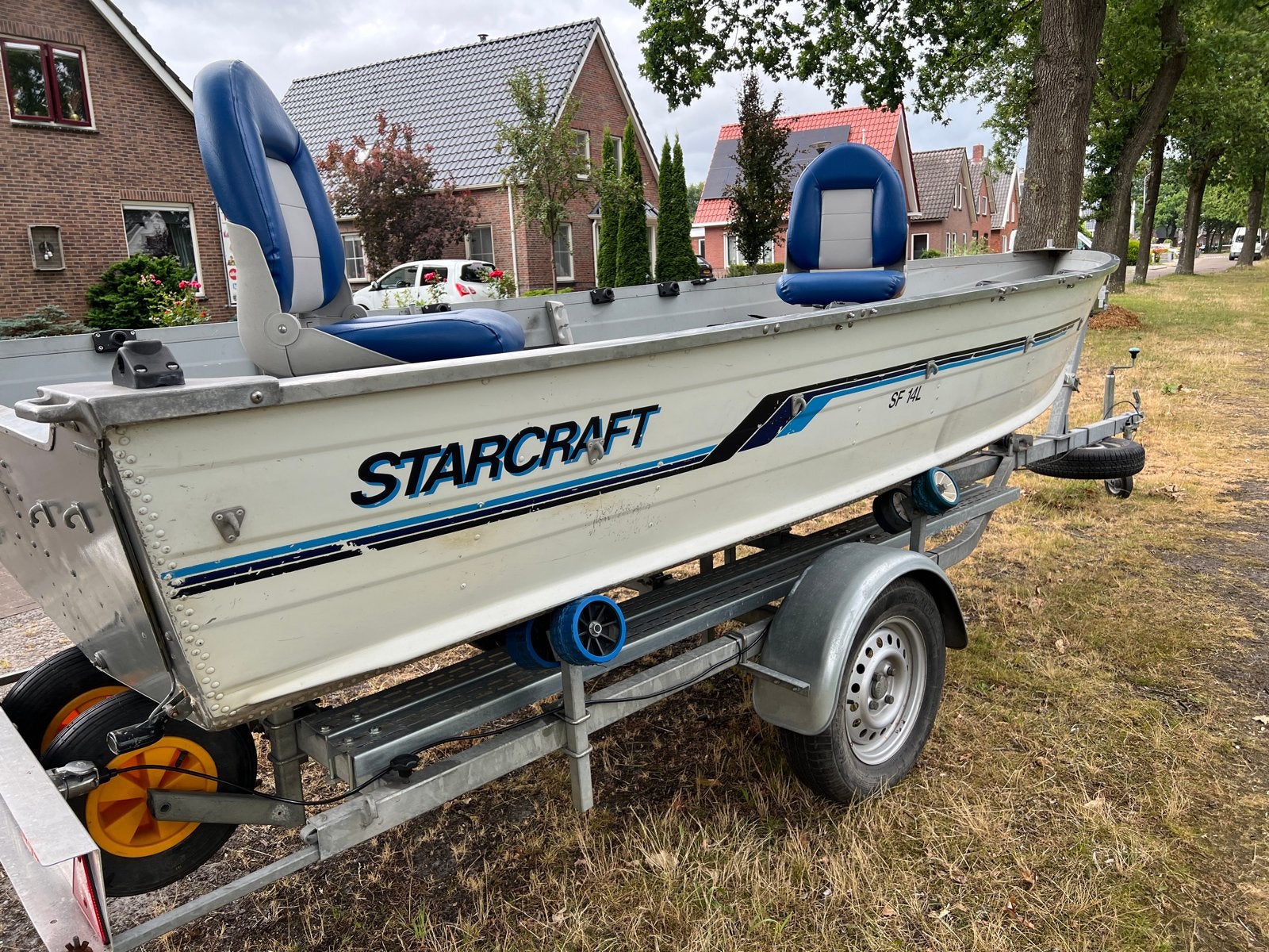 Starcraft SF 14L aluminium visboot met kanteltrailer, Ophalen, Gebruikt, Overige merken, Aluminium