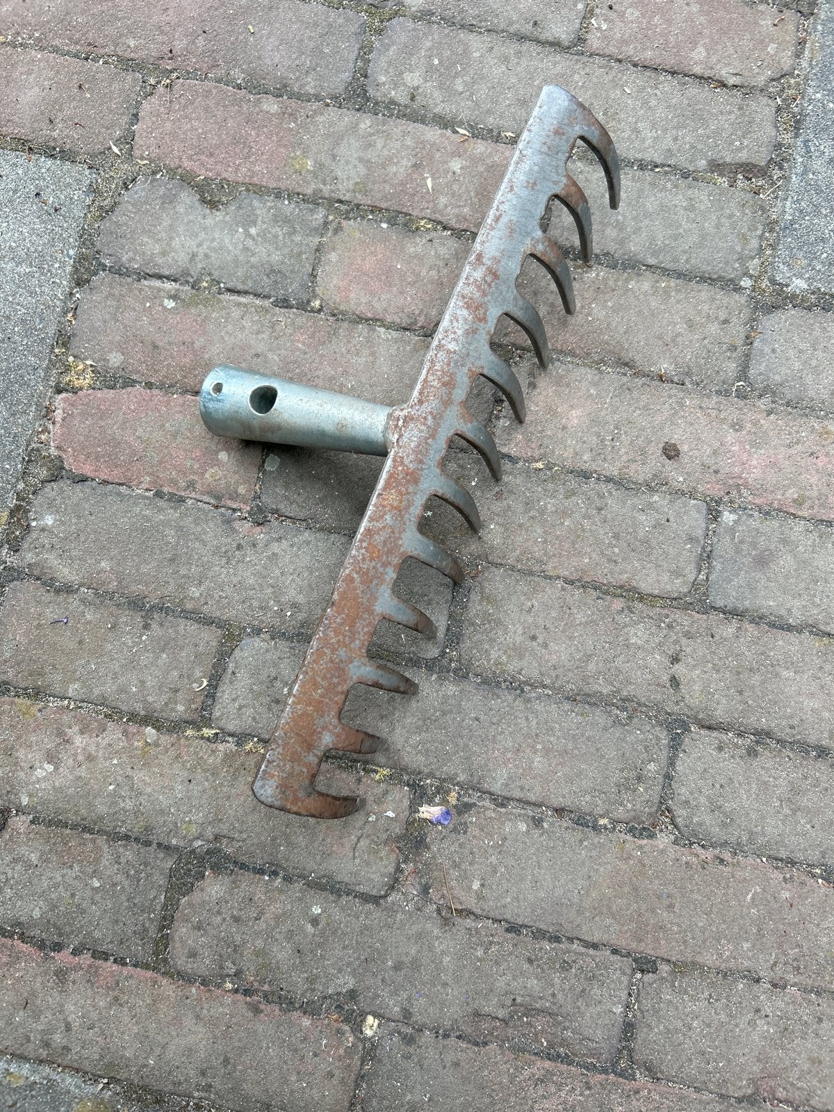 Gebruikte hark voor tuin en erf, Tuin en Terras, Ophalen, Gebruikt, Hark