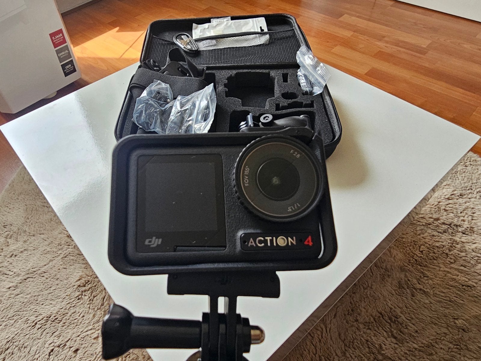 DJI Osmo Action 4 met accessoires - Zo goed als nieuw, Ophalen of Verzenden