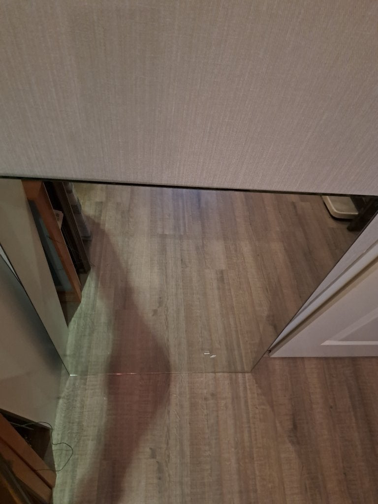 Spiegel, Ophalen, Gebruikt, 100 tot 150 cm, Rechthoekig