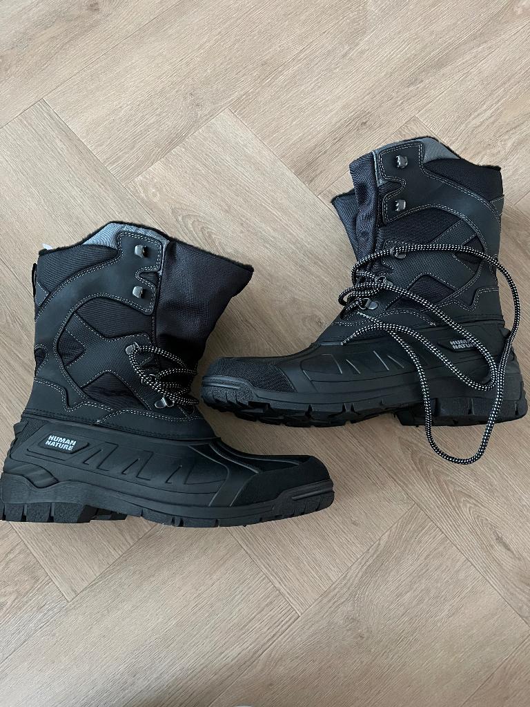 Snowboots heren, Zwart, Boots, Nieuw, Ophalen of Verzenden