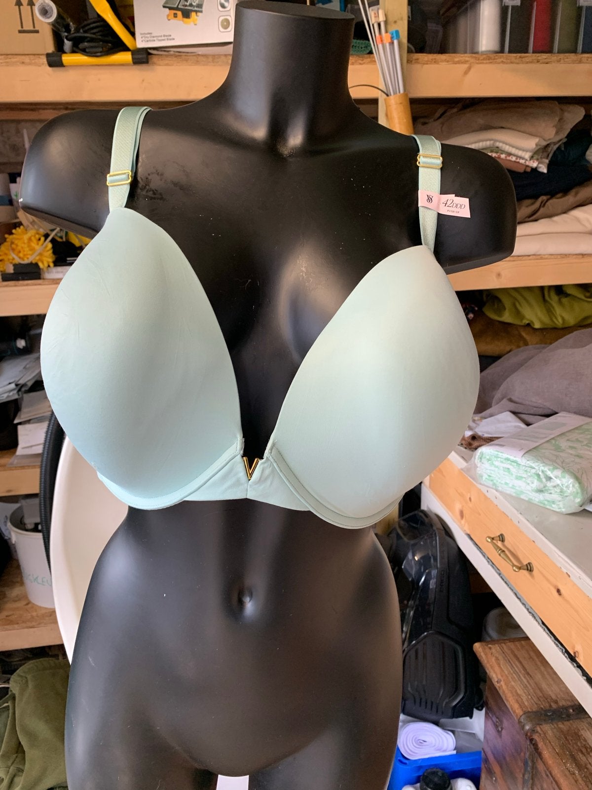 Victoria's Secret Push-Up BH - Lichtgroen (42DDD), Ophalen of Verzenden, Groen, BH