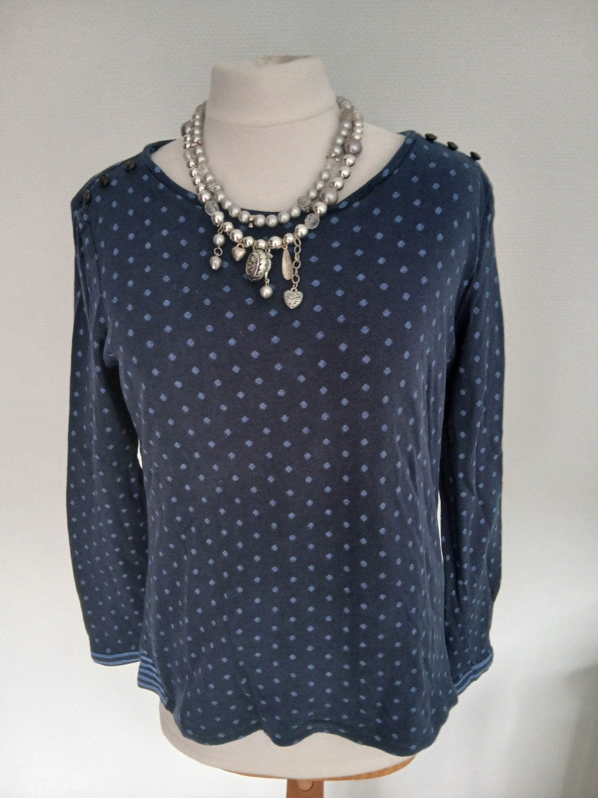 shirt lange mouw  EDC maat M, Maat 38/40 (M), Blauw, Ophalen of Verzenden, EDC by Esprit