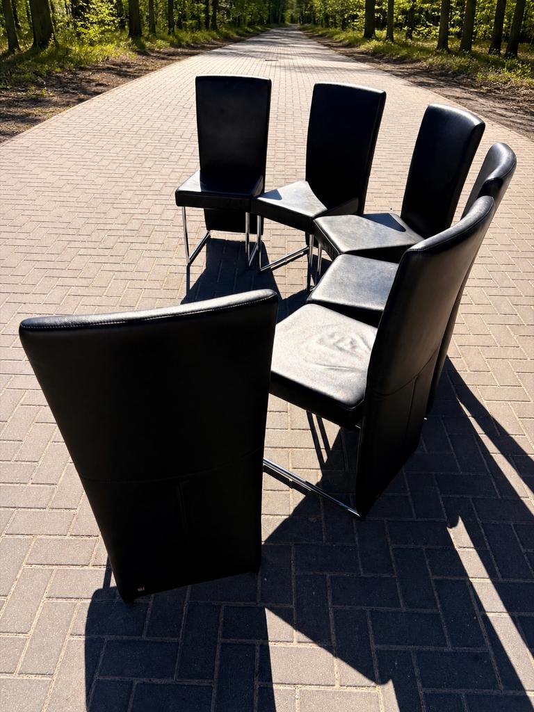 6 Rolf Benz 7400 eettafel stoelen, Ophalen of Verzenden