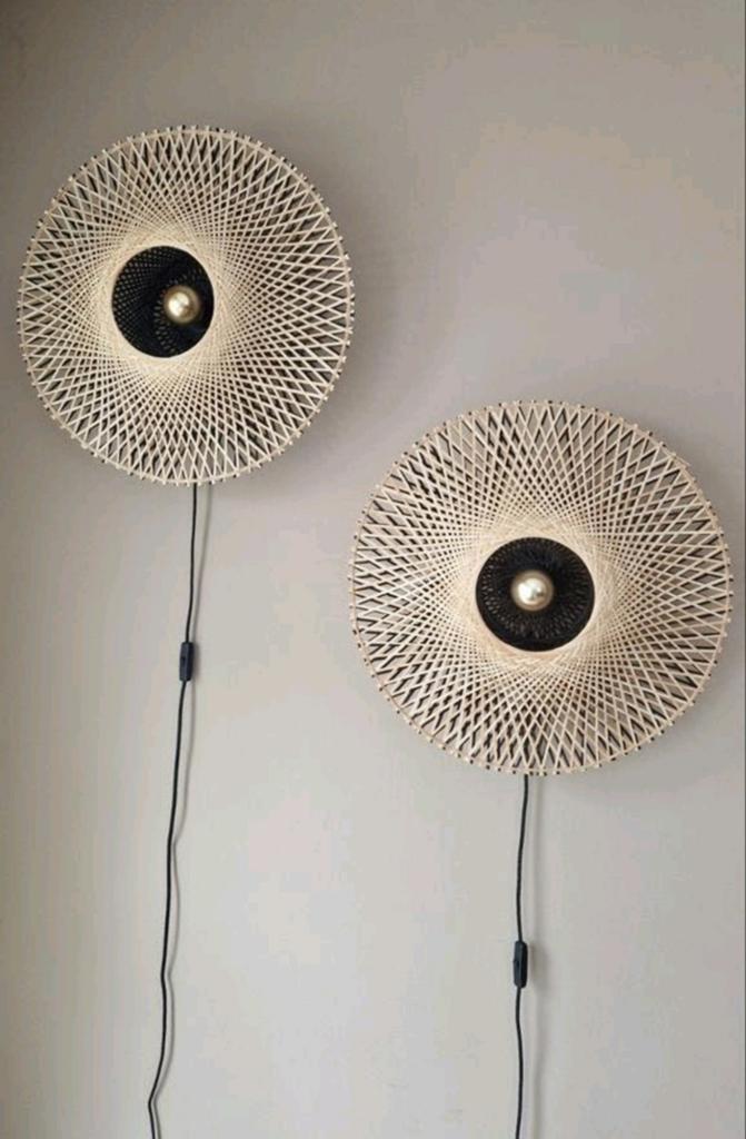 2x oosterse wandlamp qazqa - 50cm, Huis en Inrichting, Lampen | Wandlampen, Ophalen