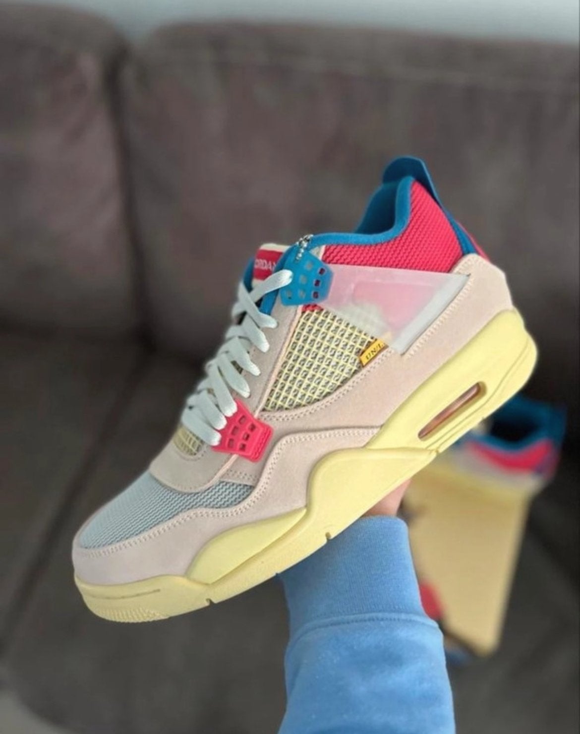 Nike Air Jordan 4 Retro SP Union “Guava Ice”, Kleding | Heren, Schoenen, Overige kleuren, Nieuw, Ophalen of Verzenden, Sneakers of Gympen