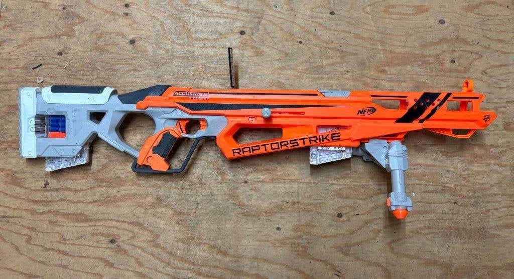 NERF - Raptorstrike - Sniper, Ophalen of Verzenden, Zo goed als nieuw