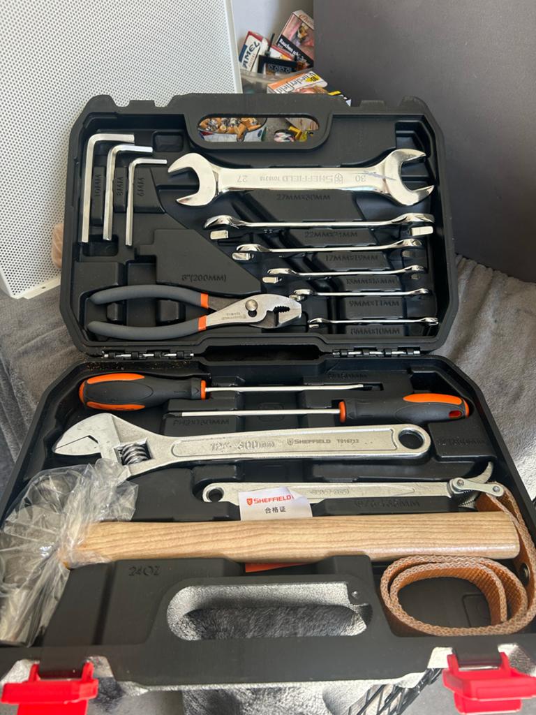 5x Gereedschapskoffer met diverse gereedschappen, Ophalen of Verzenden, Nieuw