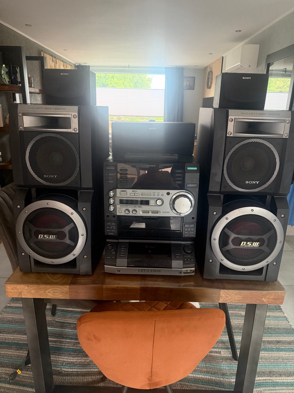 Sony LBT-LX9AV Stereo Set met afstandsbediening, Gebruikt, Cassettedeck, Sony, Losse componenten