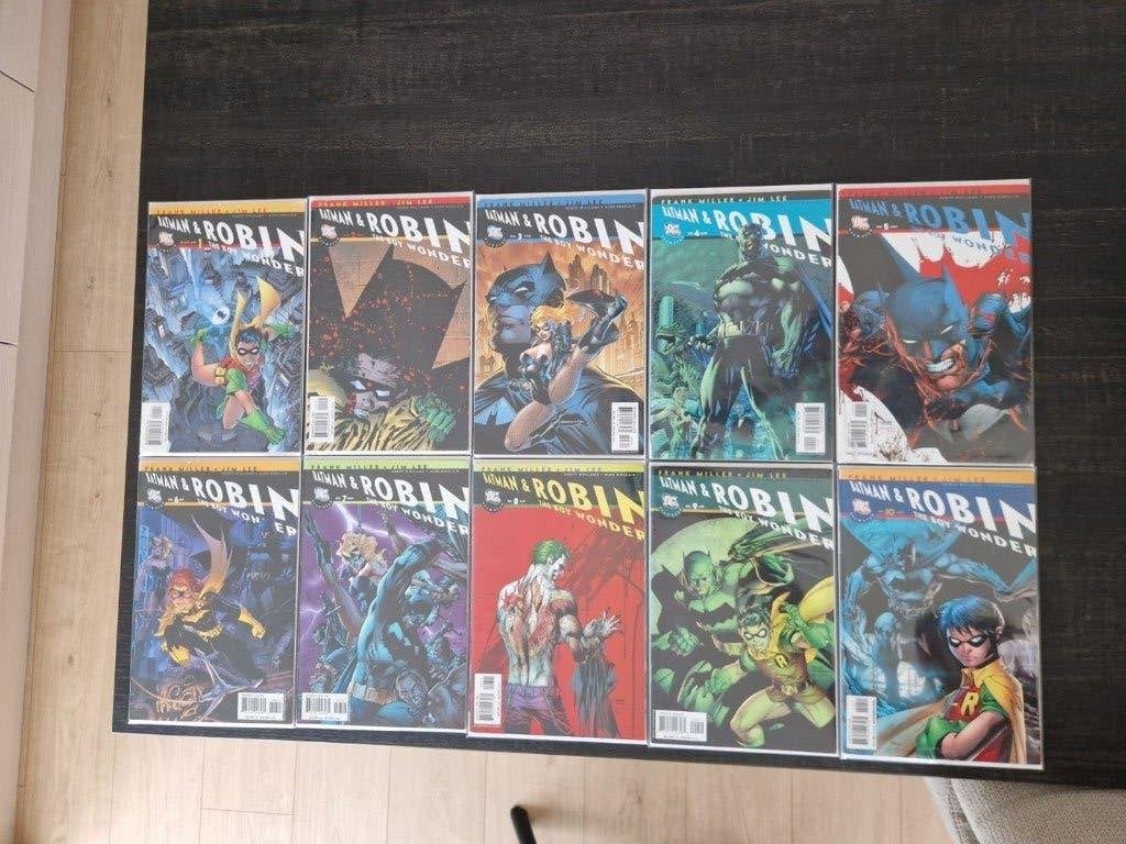 All-Star Batman & Robin The Boy Wonder volledige set comics, Boeken, Amerika, Complete serie of reeks, Ophalen of Verzenden, Zo goed als nieuw