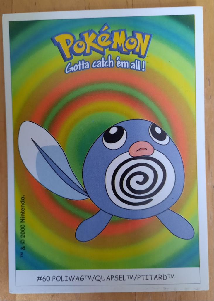 POKÉMON DUNKIN BOOMER  - POLIWAG # 60, Ophalen of Verzenden