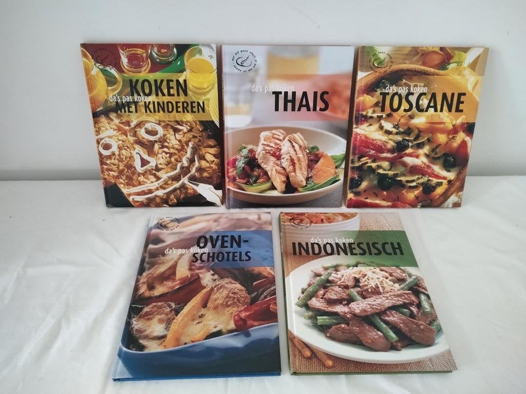 Da`s pas koken 5 stuks samen voor 15 euro, Boeken, Ophalen of Verzenden, Zo goed als nieuw, Overige typen