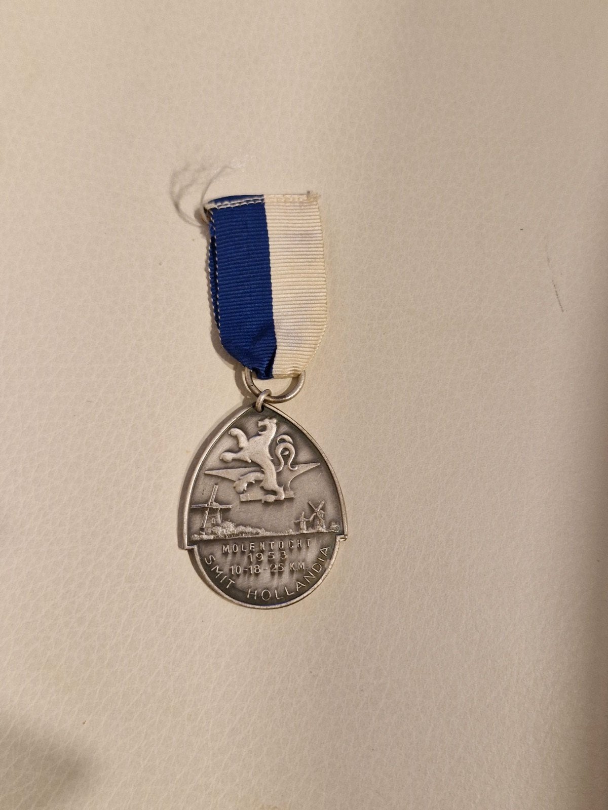 009 Zilverkleurige Molentocht 1953 Medaille, Ophalen of Verzenden, Overige typen