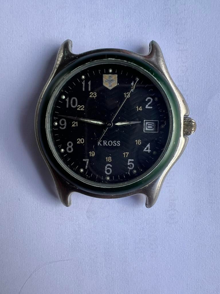 Kross horloge, Ophalen of Verzenden, Staal, Overige merken, 1960 of later