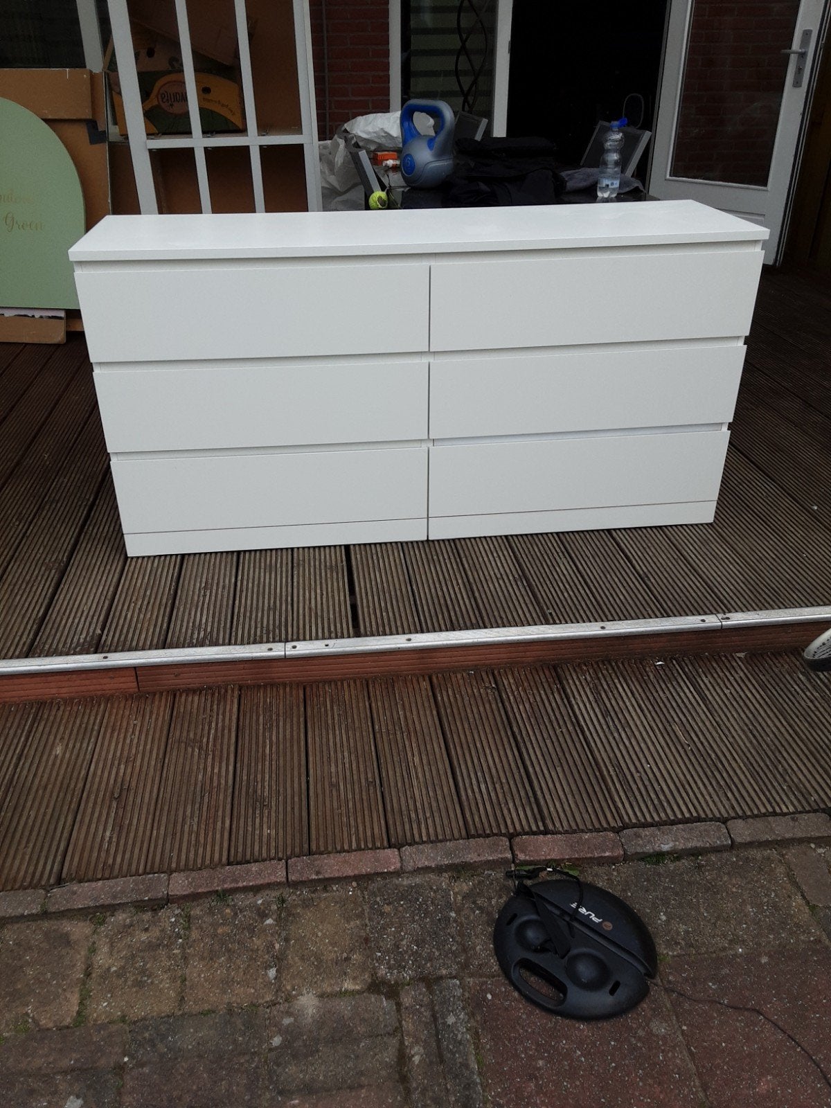 Mooie ikea malm. Ladekast met 6 lades, Huis en Inrichting, Ophalen, 50 tot 100 cm, Zo goed als nieuw, 3 of 4 laden