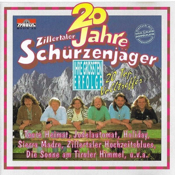 Zillertaler Schurzenjager - 20 Jahre cd, Ophalen of Verzenden, Zo goed als nieuw