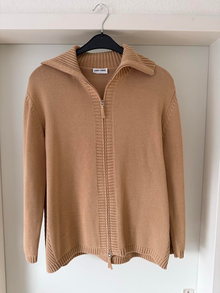 Gerry Weber vest maat 48, Ophalen of Verzenden, Gedragen, Maat 46/48 (XL) of groter, Bruin
