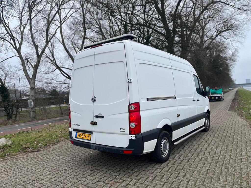 Volkswagen Crafter L2H3 2013 2.0 TDI Euro 5 APK NIEUW, Auto's, Bestelauto's, Euro 5, Stof, Zwart, 4 cilinders