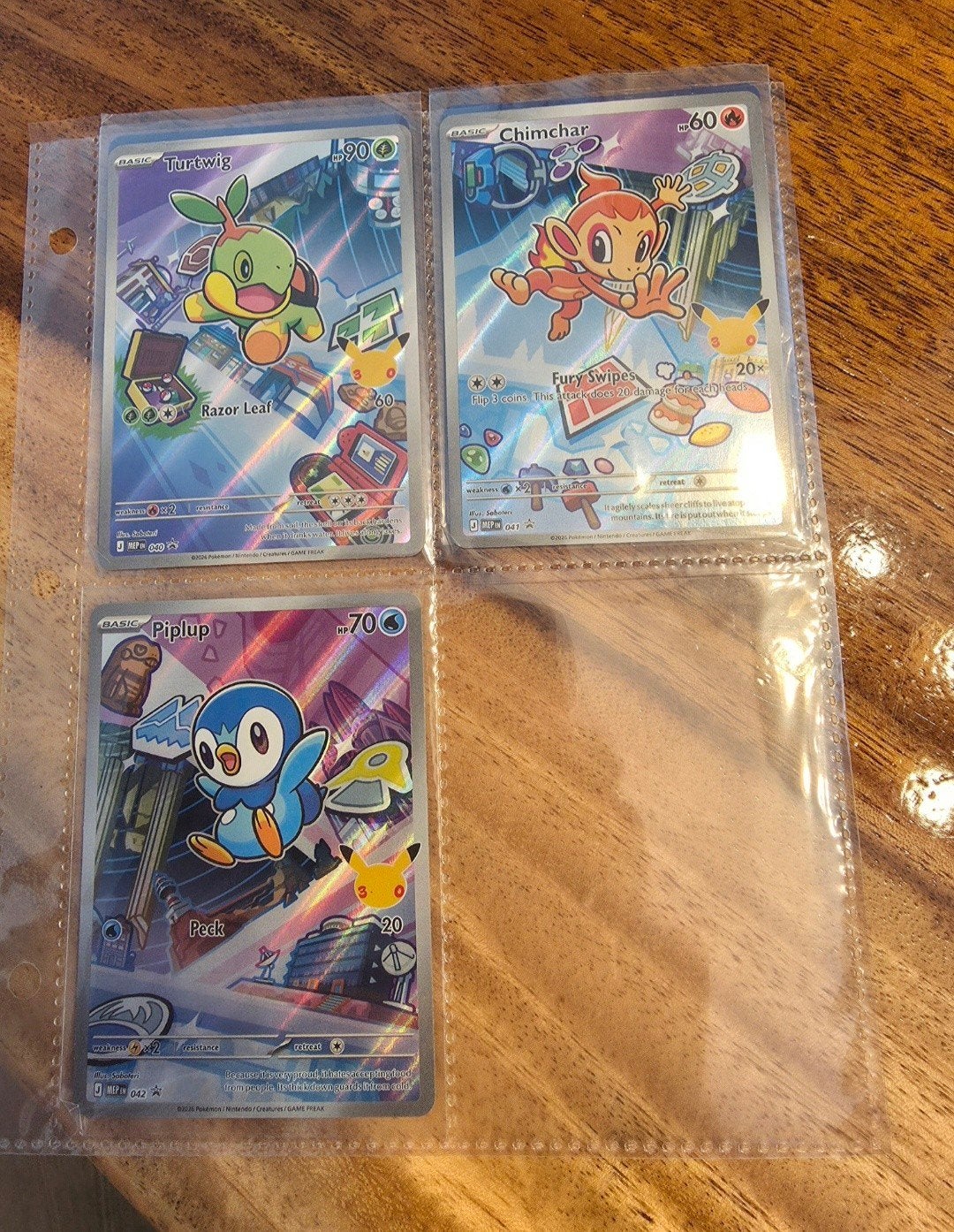 Pokemon first 1st partner serie 1: turtwig, chimchar piplup, Ophalen of Verzenden, Nieuw