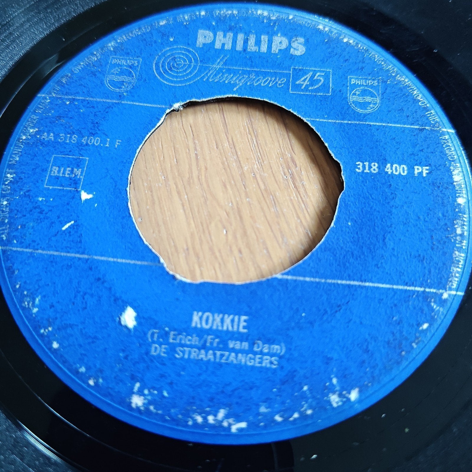 De Straatzangers - Kokkie / Hortensia Philips Minigroove 45, Gebruikt, 7 inch, Ophalen of Verzenden, EP