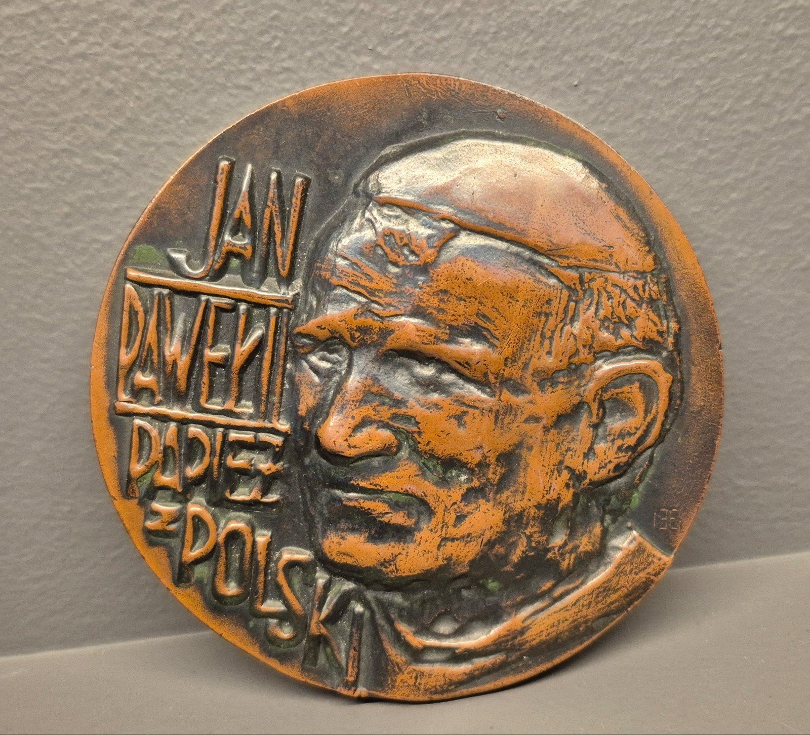 Medaille Paus Johannes Paulus II - 10 cm, Ophalen of Verzenden, Brons, Buitenland