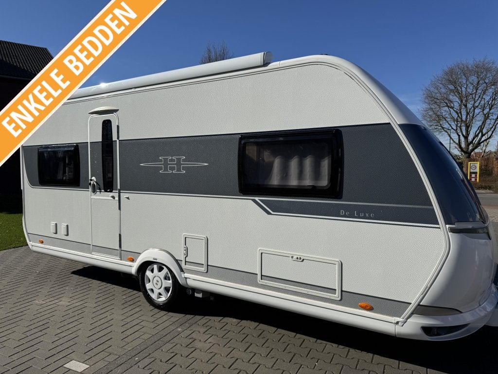 Hobby De Luxe 540 UL / aparte bedden / mover / luifel, Rondzit, Hobby, Schokbreker, Bedrijf