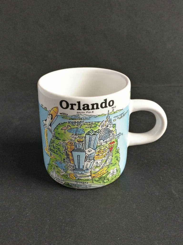 Beker van Orlando, met Space Shuttle (R75), Verzamelen, Ophalen of Verzenden, Zo goed als nieuw