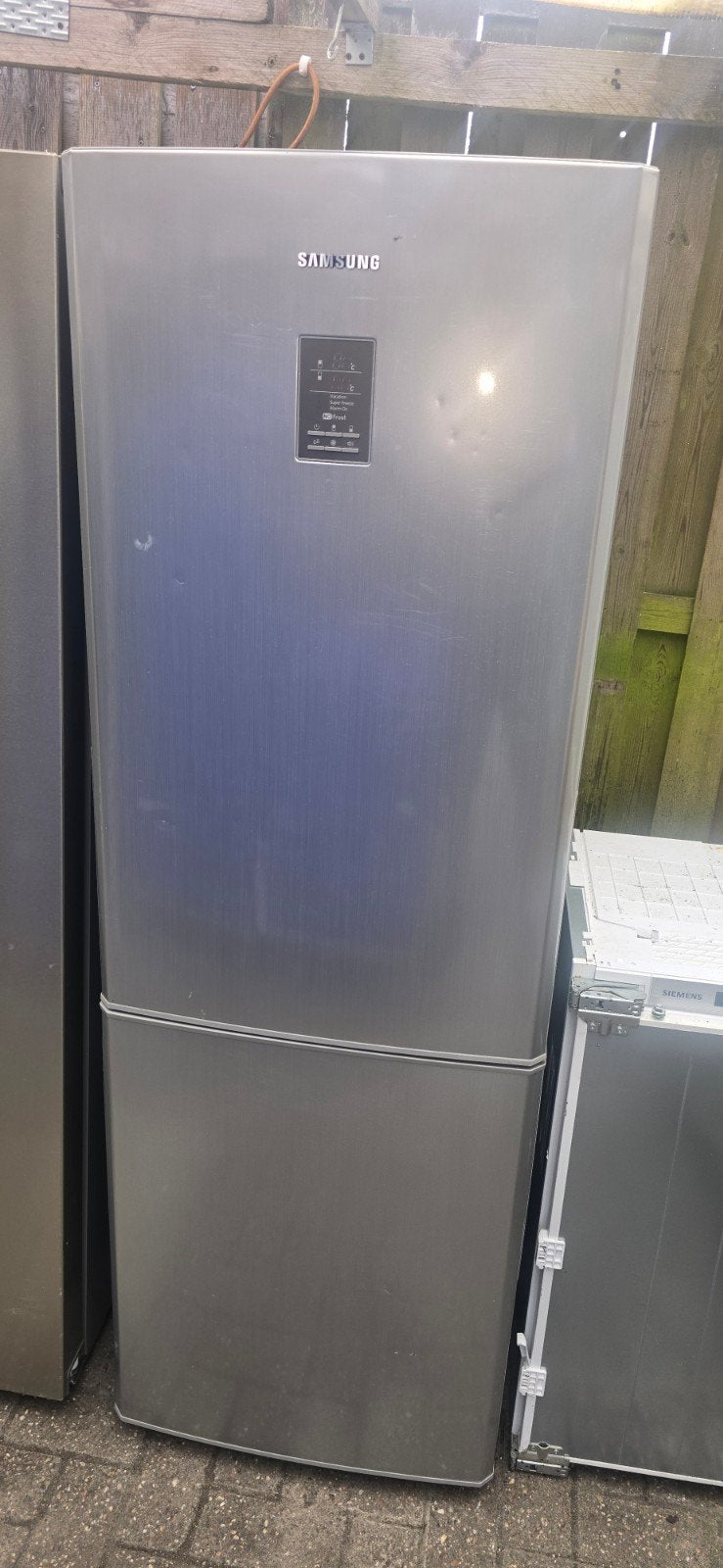 Samsung koelvriescombinatie. No Frost met garantie, Witgoed en Apparatuur, Koelkasten en IJskasten, Ophalen, 200 liter of meer