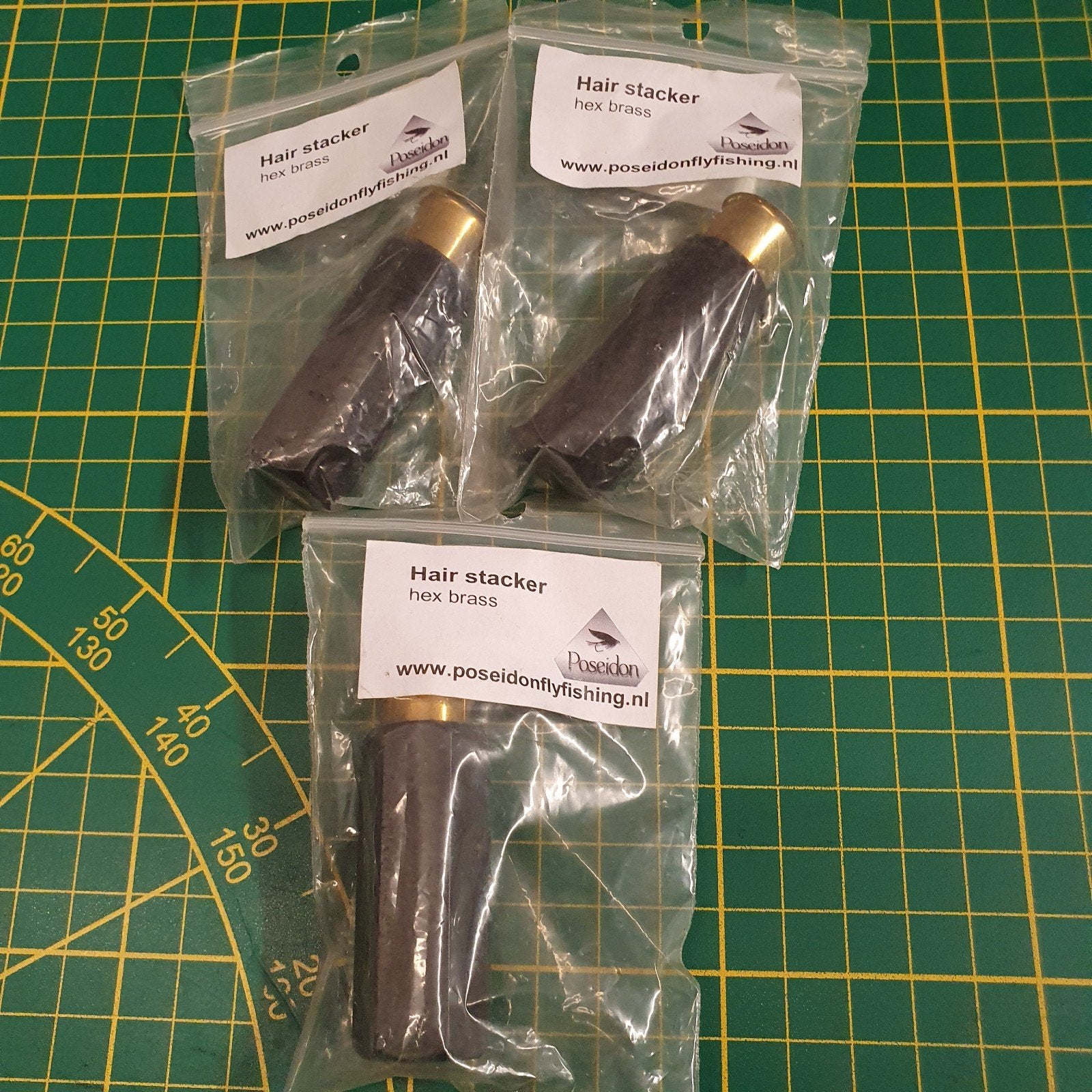 Hair stacker hex brass - Vliegbindgereedschap, Ophalen of Verzenden, Nieuw, Overige typen