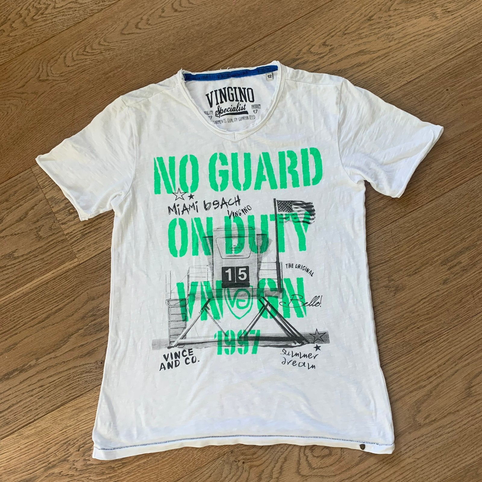 Vingino t-shirt shirt shirtje trui maat 152, wit, Ophalen of Verzenden, Zo goed als nieuw, Jongen, Shirt of Longsleeve