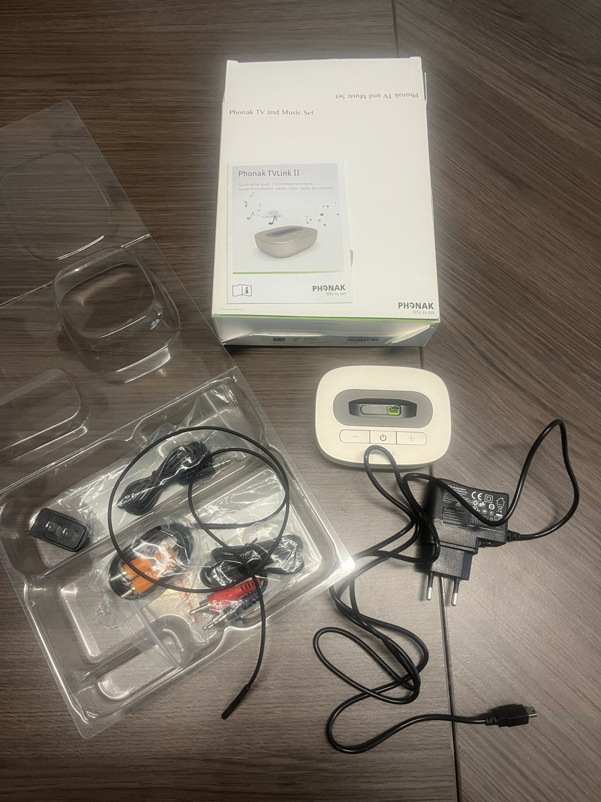 Phonak TVLink II TV, Ophalen of Verzenden, Zo goed als nieuw, Minder dan 2 meter, Overige kabels