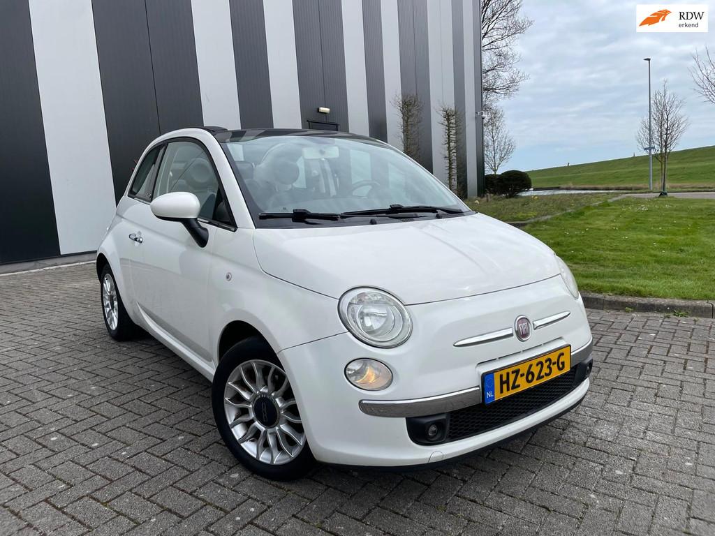 Fiat 500 C 0.9 TwinAir Lounge 1e Eigenaar-Cabrio-Nw APK-Airc, Auto's, Euro 5, 86 pk, Gebruikt, 31 €/maand