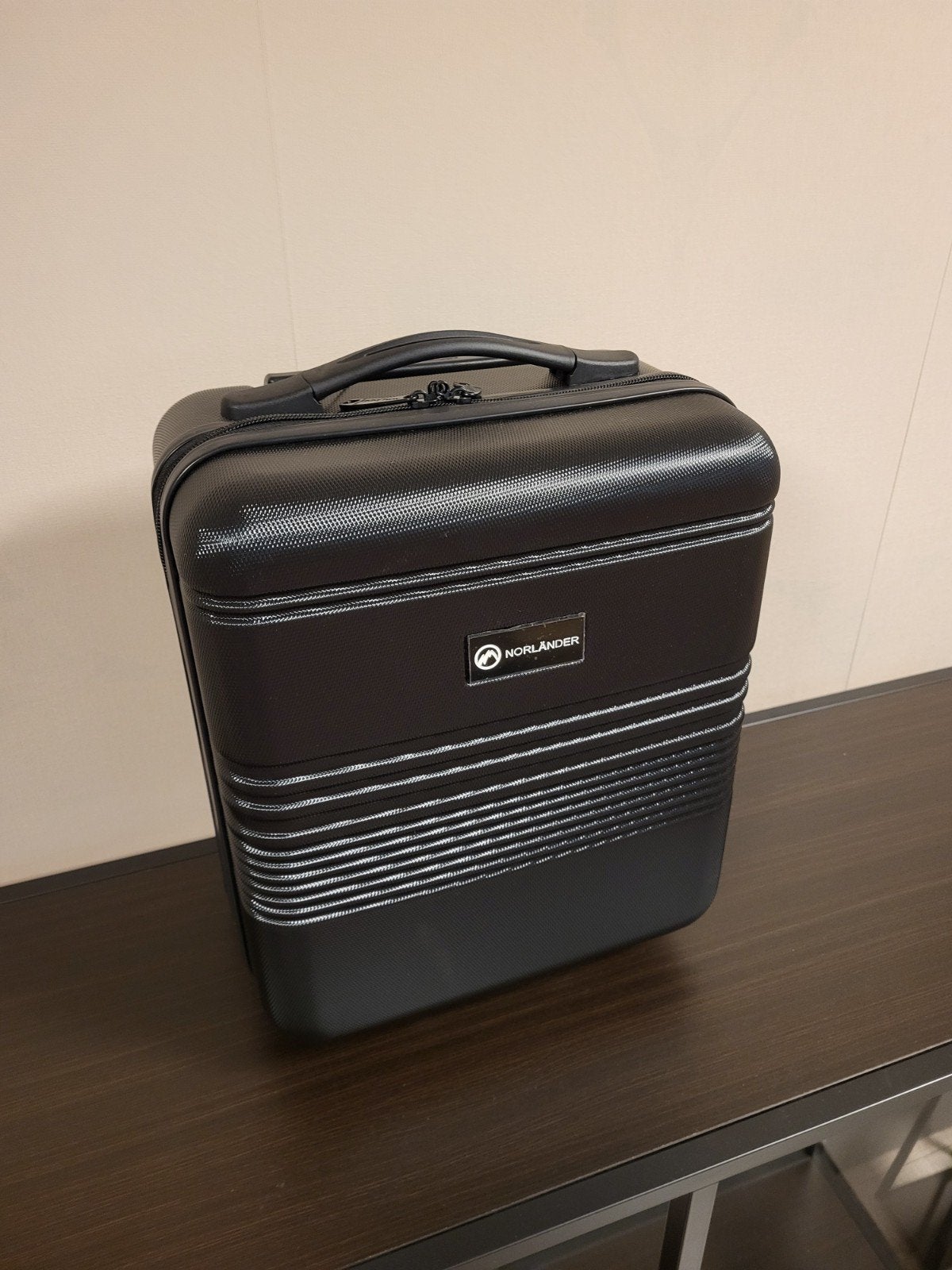 Koffer - Cabin Trolly zwart, Ophalen, Nieuw, Zwart, Hardcase