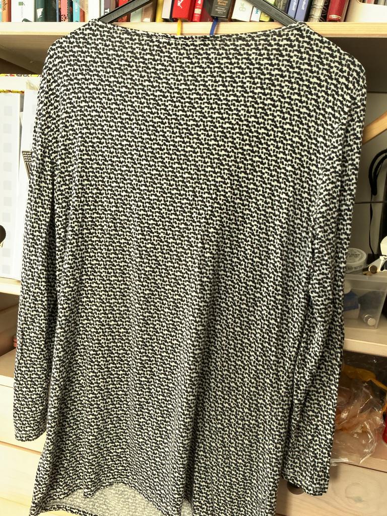 Weekend Max Mara Shirt met Watervalhals - Maat 38/40, Kleding | Dames, Ophalen of Verzenden, Gedragen, Maat 38/40 (M), Lange mouw