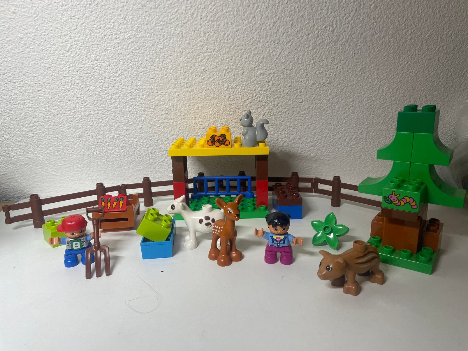Duplo 10582 Bos Dieren, Ophalen of Verzenden, Zo goed als nieuw, Complete set, Duplo