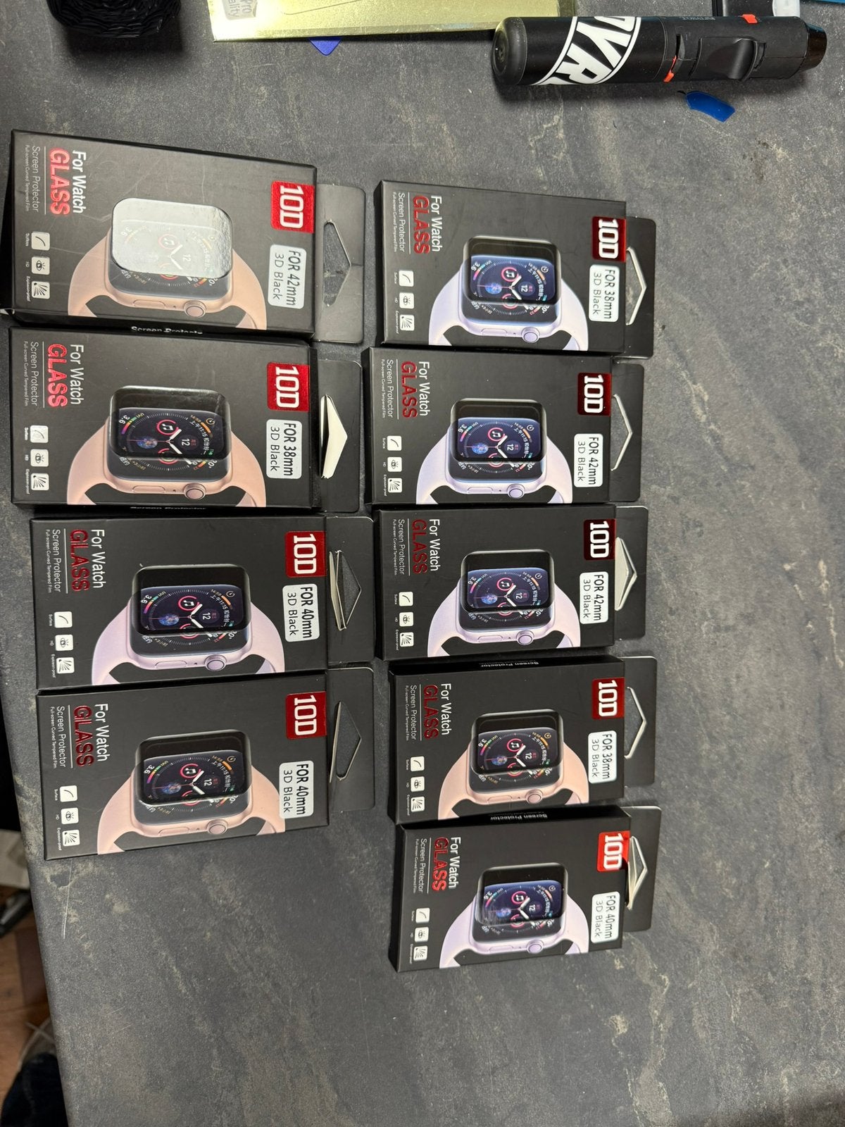 Apple watch screen protector 38 40 41 42 44 mm, Ophalen of Verzenden, Zo goed als nieuw