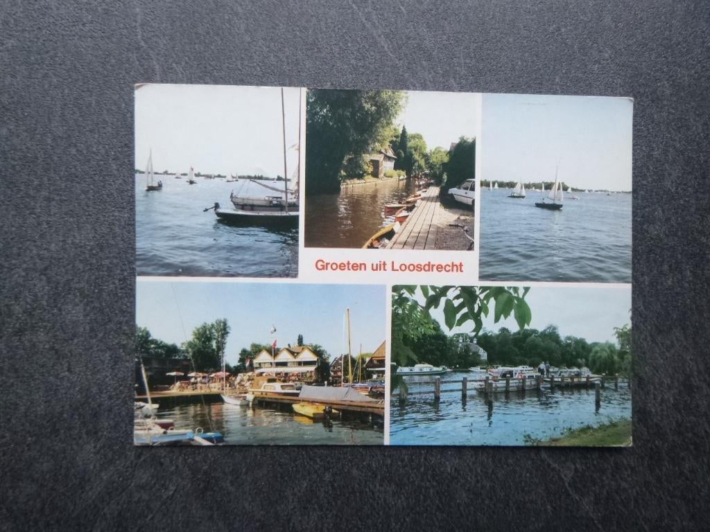 Loosdrecht, sluis/jachthaven 1987, Verzenden, 1980 tot heden, Gelopen, Noord-Holland
