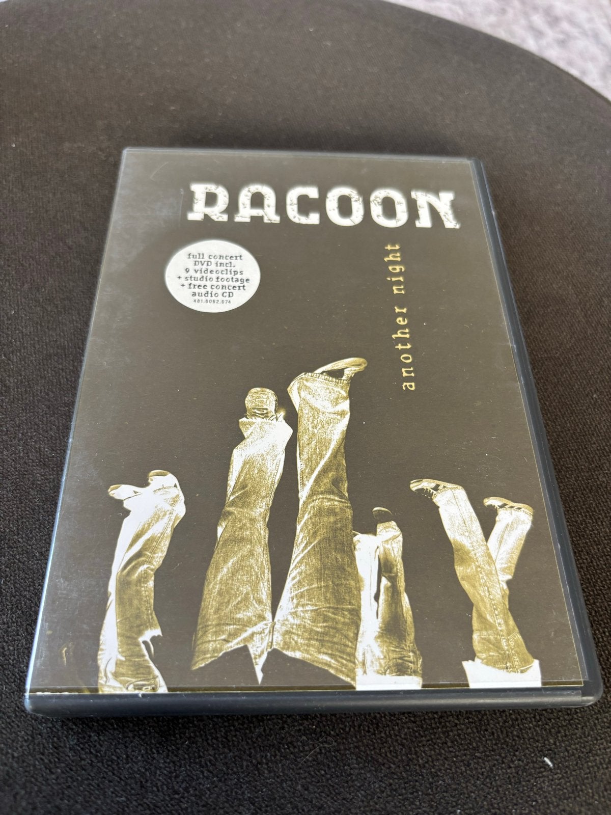 Raccoon - Another Night DVD (Live at Paradiso), Alle leeftijden, Ophalen of Verzenden, Concert, Gebruikt