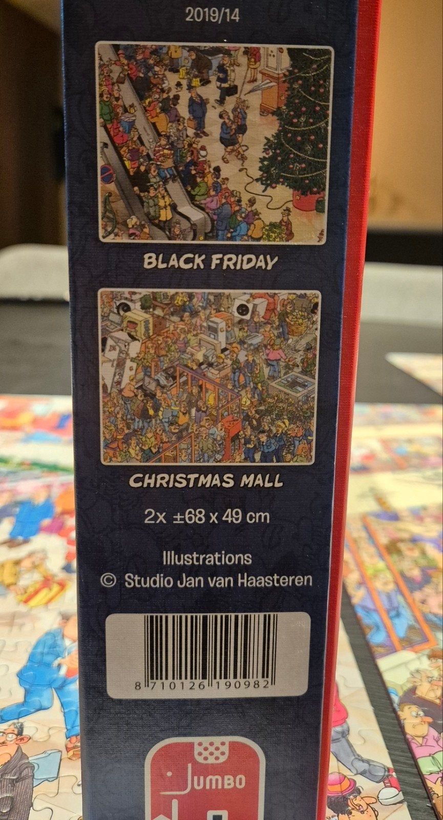 Foto 5 van Jan van Haasteren 2x 1000 puzzel Christmas Mall+Black Friday