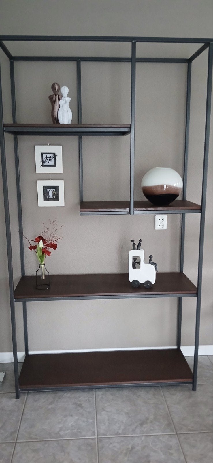 zware prachtige open kast als nieuw., Ophalen, Zo goed als nieuw, Minder dan 150 cm, Metaal