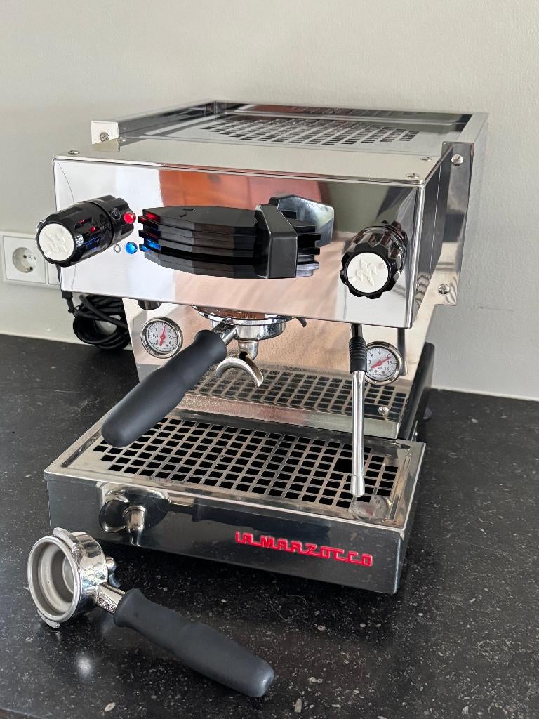 La marzocco linea mini RVS nieuwstaat, 10 kopjes of meer, Ophalen, Zo goed als nieuw, Espresso apparaat