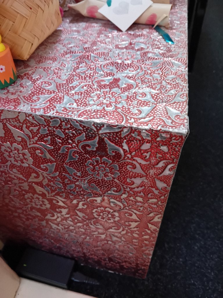 Indo tafeltje, Ophalen, Gebruikt, Overige materialen