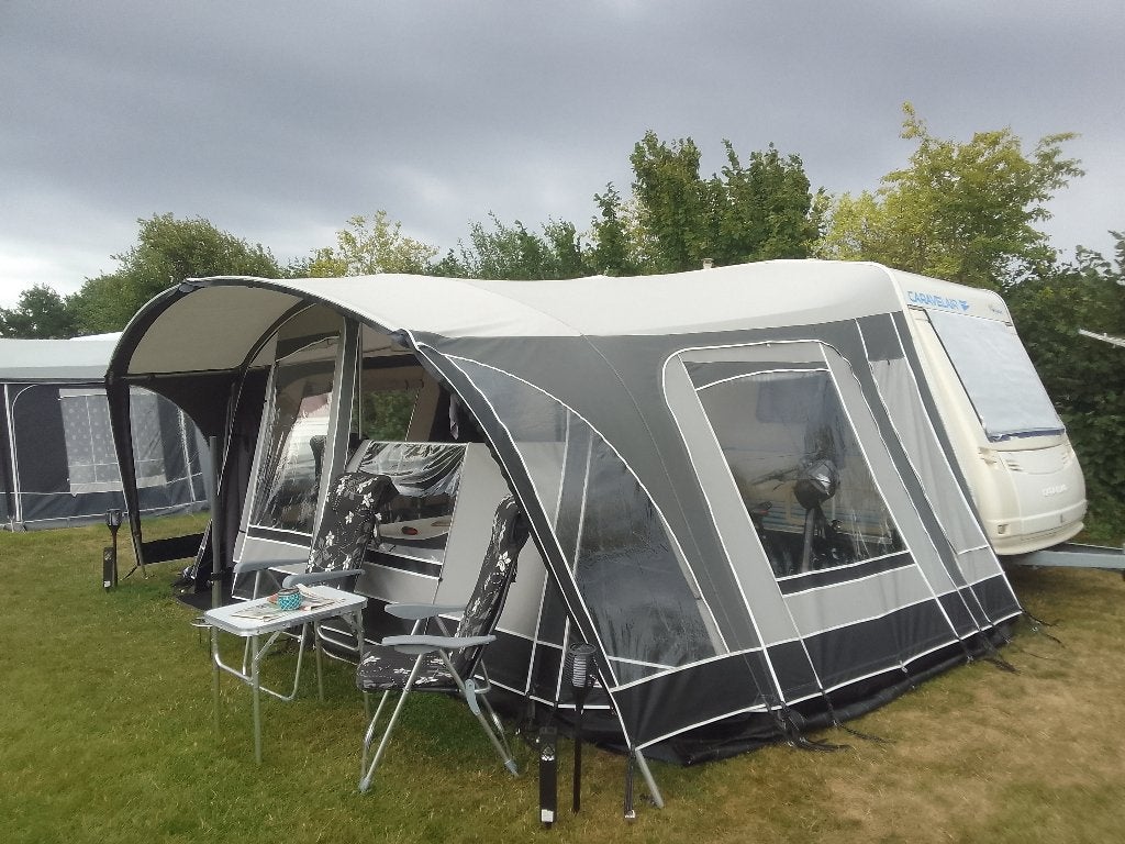 Caravan Caravelair Odyssee met Unico voortent, Rondzit, 750 - 1000 kg, Particulier, Caravelair