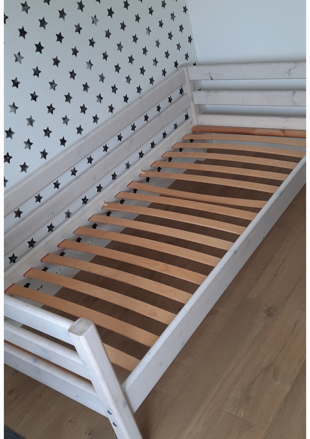 Flexa White Wash Eenpersoonsbed Hout 90x200, Huis en Inrichting, Slaapkamer | Bedden, Ophalen, Gebruikt, 90 cm, Eenpersoons