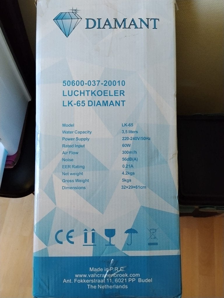 airco, Witgoed en Apparatuur, Airco's, Ophalen, Gebruikt, Minder dan 60 m³, Ventileren