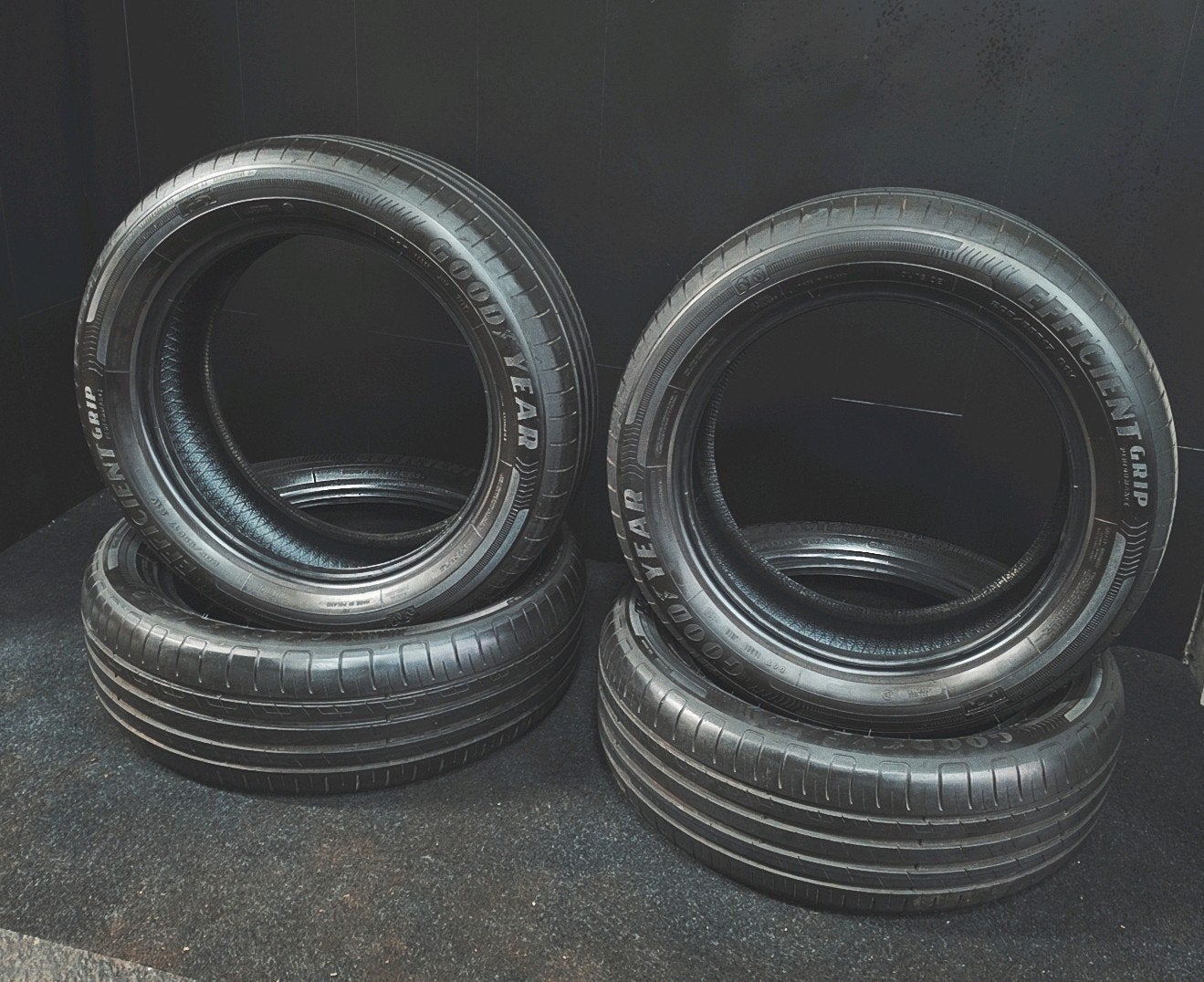 205 55 R17 17 Goodyear efficient grip banden, Auto-onderdelen, Banden en Velgen, Goodyear, 17 inch, Band(en), Zomerbanden