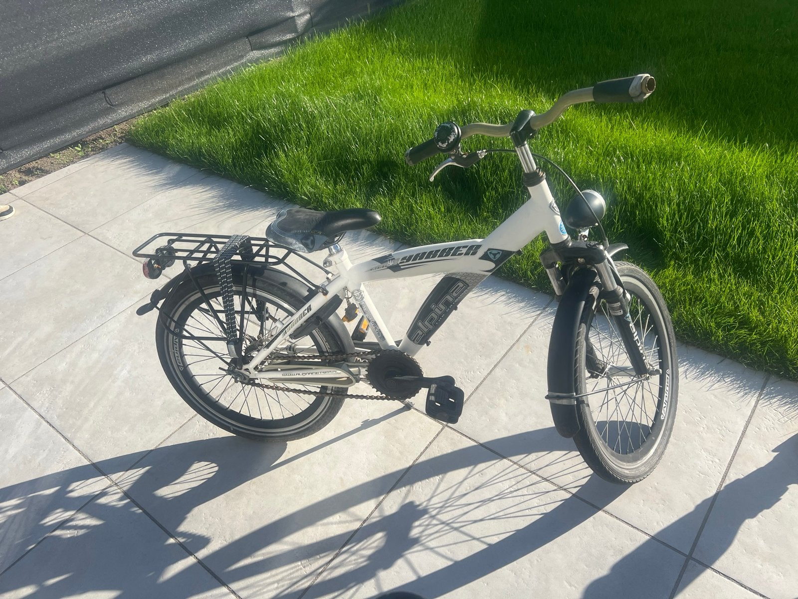 Jongensfiets 22 inch Alpina, Ophalen of Verzenden, Gebruikt, Terugtraprem, Overige merken