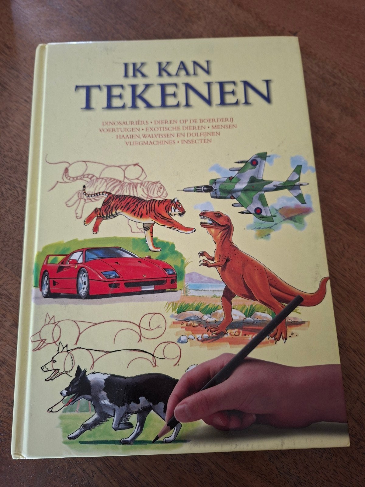 Ik Kan Tekenen - Leer Tekenen Dieren, Voertuigen, Mensen, Ophalen of Verzenden, Gebruikt, Boek of Gids