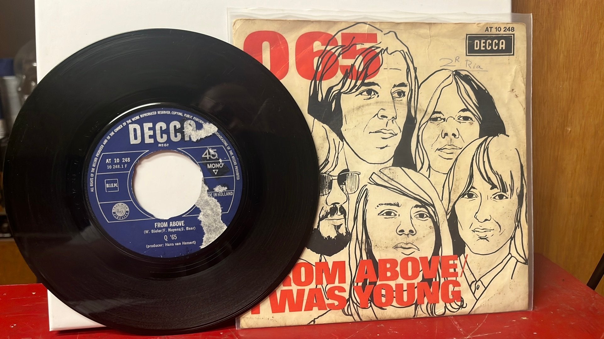 Q ‘65 From above, Cd's en Dvd's, Vinyl Singles, Ophalen of Verzenden, Gebruikt