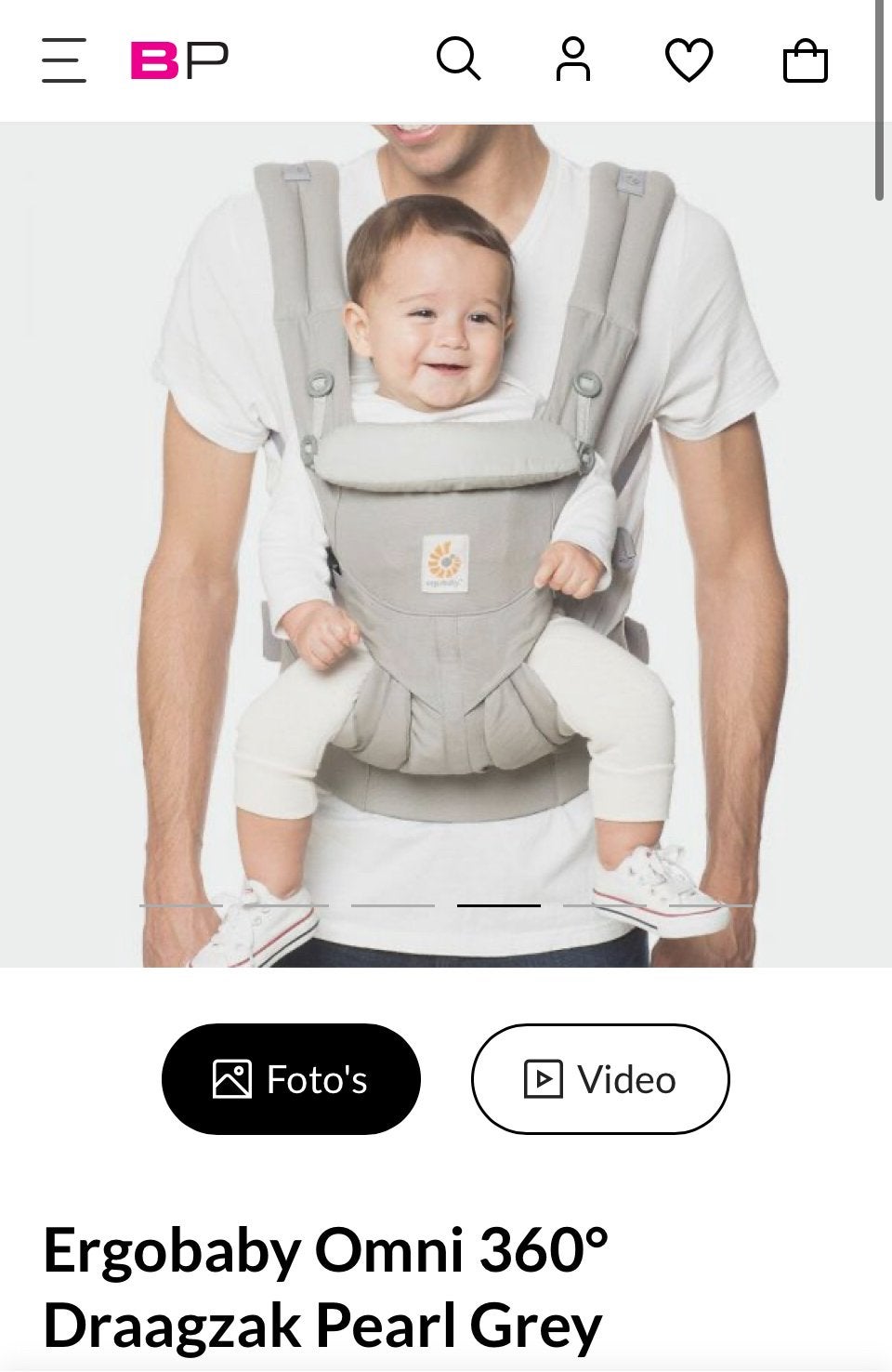Ergobaby Omni 360 draagzak nieuw, Kinderen en Baby's, Babydragers en Draagdoeken, Overige merken, Nieuw, Ophalen of Verzenden